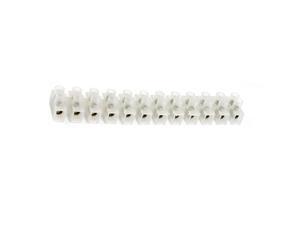Unique Bargains Double Row 12 Position Barrier Block Terminal Strip Clear White 10A Unique Bargains Double Row 12 Position Barrier Block Terminal Strip Clear White 10A