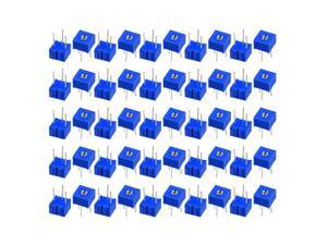 Unique Bargains Resistors 20K Ohm Top Adjustment Horizontal Cermet Potentiometer 50 Pcs Unique Bargains Resistors 20K Ohm Top Adjustment Horizontal Cermet Potentiometer 50 Pcs
