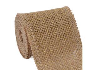 Unique Bargains Wedding Jute Belt String Pack Strap Arts Craft Burlap Ribbon Roll Beige 2.2 Yard Unique Bargains Wedding Jute Belt String Pack Strap Arts Craft Burlap Ribbon Roll Beige 2.2 Yard