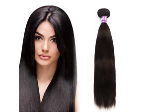 Human Hair 16 1 Bundle Straight Brazilian Weave Peruvian Hair