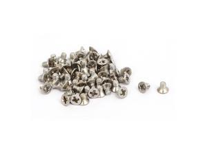 M2x3mm 316 Stainless Steel Phillips Socket Flat Head Machine Screws 60pcs M2x3mm 316 Stainless Steel Phillips Socket Flat Head Machine Screws 60pcs
