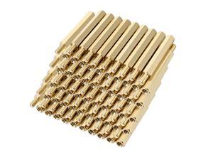100pcs M3 30+6mm Female Male Thread Brass Hex Standoff Spacer Screws PCB Pillar 100pcs M3 30+6mm Female Male Thread Brass Hex Standoff Spacer Screws PCB Pillar