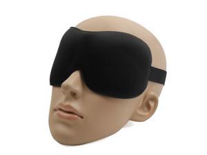 Travel Padded 3D Eye Shade Cover Sleep Rest Relax Sleeping Blindfold Black