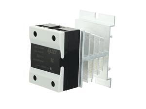 25A DC/DC 5-32V to 12-250V SSR Thermal Compound Solid State Relay + Heat Sink 25A DC/DC 5-32V to 12-250V SSR Thermal Compound Solid State Relay + Heat Sink