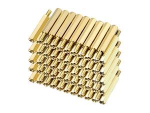 100pcs M3 22+6mm Female Male Thread Brass Hex Standoff Spacer Screws PCB Pillar 100pcs M3 22+6mm Female Male Thread Brass Hex Standoff Spacer Screws PCB Pillar