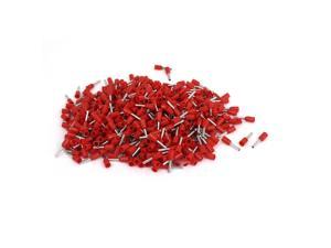 Red Cable E1008 18 AWG Pre Insulating Ferrules Connectors Terminals 510 Pcs