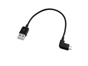 Micro USB Right Angle 90 Degrees Male to Male Charging Cable Black for Cellphone Micro USB Right Angle 90 Degrees Male to Male Charging Cable Black for Cellphone