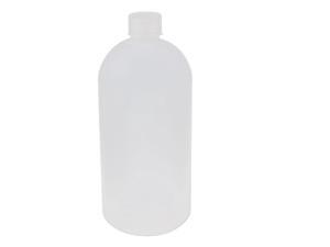 Plastic 2.2cm Mouth Dia Graduated Lab Chemical Bottle 1000ml White