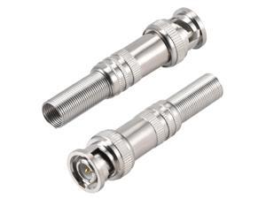 BNC Male Coaxial Connectors Free Soldering Brass Inner Core 5pcs BNC Male Coaxial Connectors Free Soldering Brass Inner Core 5pcs