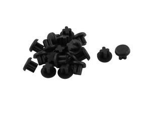 Smartphone Rubber 3.5mm Earphone Jack Anti Dust Ear Stopper Black 20pcs Smartphone Rubber 3.5mm Earphone Jack Anti Dust Ear Stopper Black 20pcs