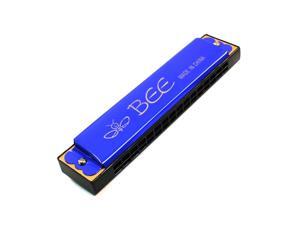 Children Portable Metal Harmonica Mouth Organ w 16 Keys Blue Children Portable Metal Harmonica Mouth Organ w 16 Keys Blue