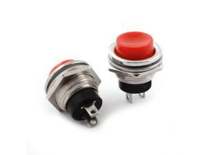 Unique Bargains 2PCS 14mm Mounting Dia SPST Momentary Push Button Switch AC125V 3A Unique Bargains 2PCS 14mm Mounting Dia SPST Momentary Push Button Switch AC125V 3A