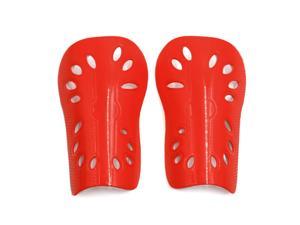 1 Pair Red Adult Football Outdoor Sports Shin Pad Protective Gear Legs Guards