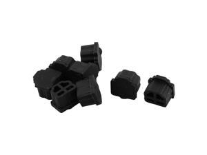 50PCS RJ45 Anti Dust Cover Cap Protector Protects Ethernet Hub Port by FENGQLONG Black-Small