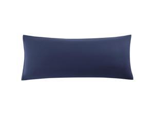 Soft Microfiber Body Pillow Cover with Zipper Closure, Long Pillow Cases for Body Pillows, 20"x60", Navy