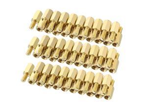 Unique Bargains 60pcs M3 8+6mm Female Male Thread Brass Hex Standoff Spacer Screws PCB Pillar Unique Bargains 60pcs M3 8+6mm Female Male Thread Brass Hex Standoff Spacer Screws PCB Pillar