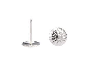 Upholstery Nails Tacks 7/16-Inch Head Dia Antique Round Thumb Push Pins Silver Tone 40 Pcs Upholstery Nails Tacks 7/16-Inch Head Dia Antique Round Thumb Push Pins Silver Tone 40 Pcs