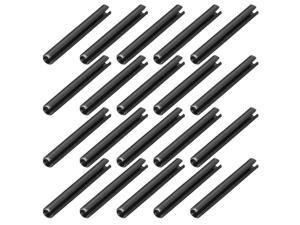 4.4mm x 18mm Dowel Pin Carbon Steel Split Spring Roll Shelf Support Pin 20 Pcs 
