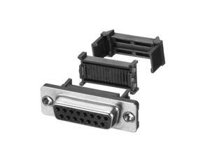 IDC D-Sub Ribbon Cable Connector 15-pin 2-row Female Socket IDC Crimp Port Terminal Breakout for Flat Ribbon Cable Black Pack of 10 IDC D-Sub Ribbon Cable Connector 15-pin 2-row Female Socket IDC Crimp Port Terminal Breakout for Flat Ribbon Cable Black Pack of 10