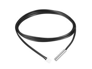 50K NTC Thermistor Probe 19.7 Inch Stainless Steel Sensitive Temperature Temp Sensor for Air Conditioner