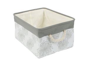 Collapsible Storage Baskets Bin, Canvas Fabric Laundry Basket with Drawstring ,Toy Bin Organizer for Clothes Towel Storage, (X-Large -17.7" x 13.8" x 9.8" ) , Gray Gypsophila Collapsible Storage Baskets Bin, Canvas Fabric Laundry Basket with Drawstring ,Toy Bin Organizer for Clothes Towel Storage, (X-Large -17.7" x 13.8" x 9.8" ) , Gray Gypsophila