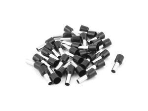 30pcs Black Pre Insulation Ferrule Wire Connector Terminals for 10-12AWG Cable