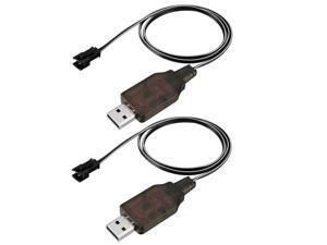2pcs SM-2P Positive USB Charging Cable For RC Car 4.8 V 250mA Ni-MH Ni-CD Battery 2pcs SM-2P Positive USB Charging Cable For RC Car 4.8 V 250mA Ni-MH Ni-CD Battery