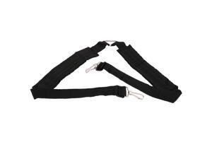 Adjustable Strap Nylon Knapsack Tie Double Hook Mower Accessories Black Adjustable Strap Nylon Knapsack Tie Double Hook Mower Accessories Black