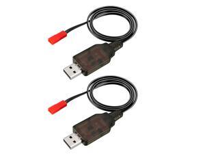 2pcs JST-2P USB Charging Cable for RC Car 6V 250mA Ni-MH Ni-CD Battery 2pcs JST-2P USB Charging Cable for RC Car 6V 250mA Ni-MH Ni-CD Battery