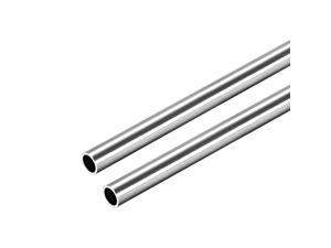 Round Stainless Steel Tube 304 5 mm OD 0.2 mm Wall Thickness 250 mm Length Seamless Straight Tube 4-Piece Tube 