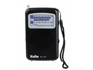 Kaito KA123 Digital AM/FM & NOAA Weather Radio with Alert & Fla.. Free Shipping