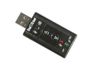 NEW MINI 3D USB 2.0 EXTERNAL SOUND CARD 7.1 AUDIO ADAPTER