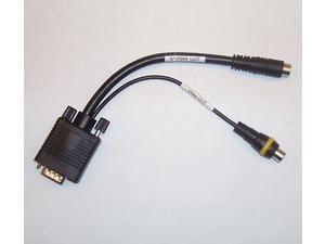 New 8" inch VGA to S-Video/RCA (Composite) Adapter Cable New 8" inch VGA to S-Video/RCA (Composite) Adapter Cable