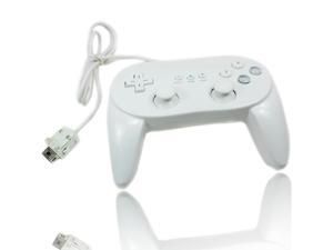 White Classic Pro Controller for Nintendo Wii Remote White Classic Pro Controller for Nintendo Wii Remote