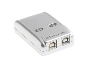 2 Ports USB 2.0 Sharing Switch Hub 2 PC to 1 Printer/Scanner