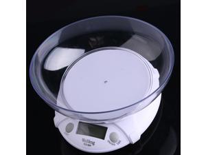 WH-B09L 7kg/1g LCD Digital Electronic Kitchen Scale with Backlight and Bowl