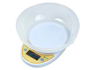WH-B04 5kg/1g LCD Digital Kitchen Scale Diet Food Scale with Weighing Bowl