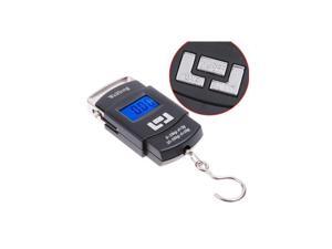 Portable Electronic 50kg 10g LCD Digital Fish Hanging Luggage Weight Hook Scale