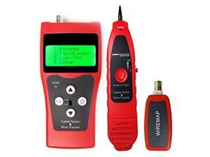 Network Cable Tester Hunting Wire Sorting Coax Cable Length Tester RJ45 RJ11 BNC