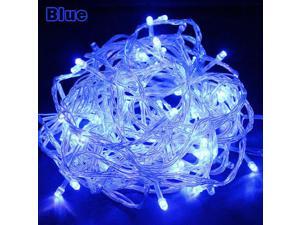 Waterproof 100LED 10M String Fairy Lights for Christmas Wedding Xmas Party Blue 110V