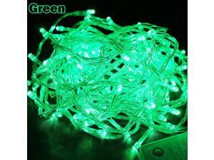 Waterproof 100LED 10M String Fairy Lights for Christmas Wedding Xmas Party Green 110V
