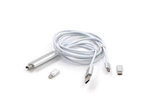HDMI HDTV Cable for lightning 8 pin Micro Type-c USB to HDMI HD1080P For iPhone samsung letv android Adapter AV Support TV cable