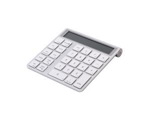 2 in 1 Ultra-thin Bluetooth Numeric Keyboard Bluetooth 3.0 Calculator for Laptop Desktop PC Notebook