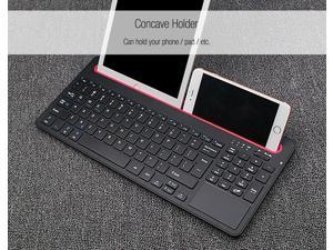 Ultra-slim ABS Wireless Bluetooth Keyboard with Multi-touch Mouse Touchpad Both Hands with Lithium-ion Battery
