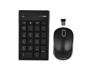 USB  2.4G Wireless Numeric 22 Key Keyboard&Optical Mouse Combo For Desktop Laptop