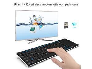 New  mini i12 Multifunction 2.4G Portable Mini Wireless Keyboard QWERTY Touchpad Ultra Slim for PS3 HTPC Android TV BOX