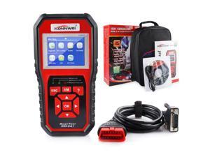 KW850 OBD2 Scanner, KW850 Code Reader Car Diagnostic Tool Universal Auto Check Engine Light for all OBD II Cars Since 1996 Upgraded Version Black/Red (Only Detect 12V Gasoline Car)