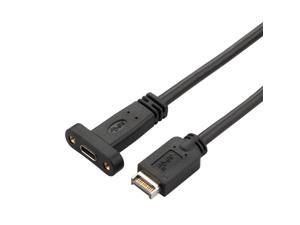 USB3.1 USB 3.1 Front Panel Header type-e Type E to USB-C Type-C C Female Extension Cable 30cm 0.3m/0.5m with Panel Mount Screw for ASUS ROG MAXIMUS IX FORMULA,STRIX Z270I/Z270G etc. USB3.1 USB 3.1 Front Panel Header type-e Type E to USB-C Type-C C Female Extension Cable 30cm 0.3m/0.5m with Panel Mount Screw for ASUS ROG MAXIMUS IX FORMULA,STRIX Z270I/Z270G etc.