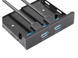 2 Port USB 3.0 3.5 inch Front Panel Data Hub to 20pin Connector for PC, USB Flash Drives, and Other Devices 3.5" Floppy Drive Expansion Bay Bracket Tray 2 Port USB 3.0 3.5 inch Front Panel Data Hub to 20pin Connector for PC, USB Flash Drives, and Other Devices 3.5" Floppy Drive Expansion Bay Bracket Tray