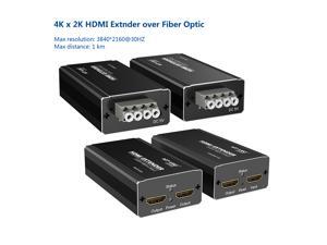 Four-core Multi-fiber multimode Up to 1km HDMI Extender over Optic Fiber 4Kx2K 1080p Video Audio Transmitter Receiver One Pair MT-ED07 Four-core Multi-fiber multimode Up to 1km HDMI Extender over Optic Fiber 4Kx2K 1080p Video Audio Transmitter Receiver One Pair MT-ED07